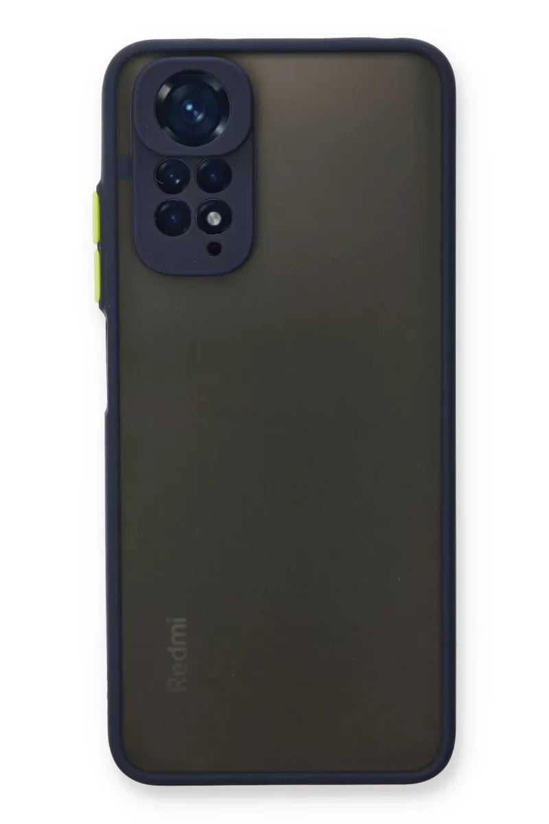 Xiaomi Redmi Note 11 Kılıf Montreal Silikon Kapak - Lacivert