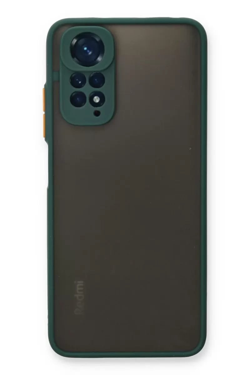 Xiaomi Redmi Note 11 Pro Kılıf Montreal Silikon Kapak - Yeşil