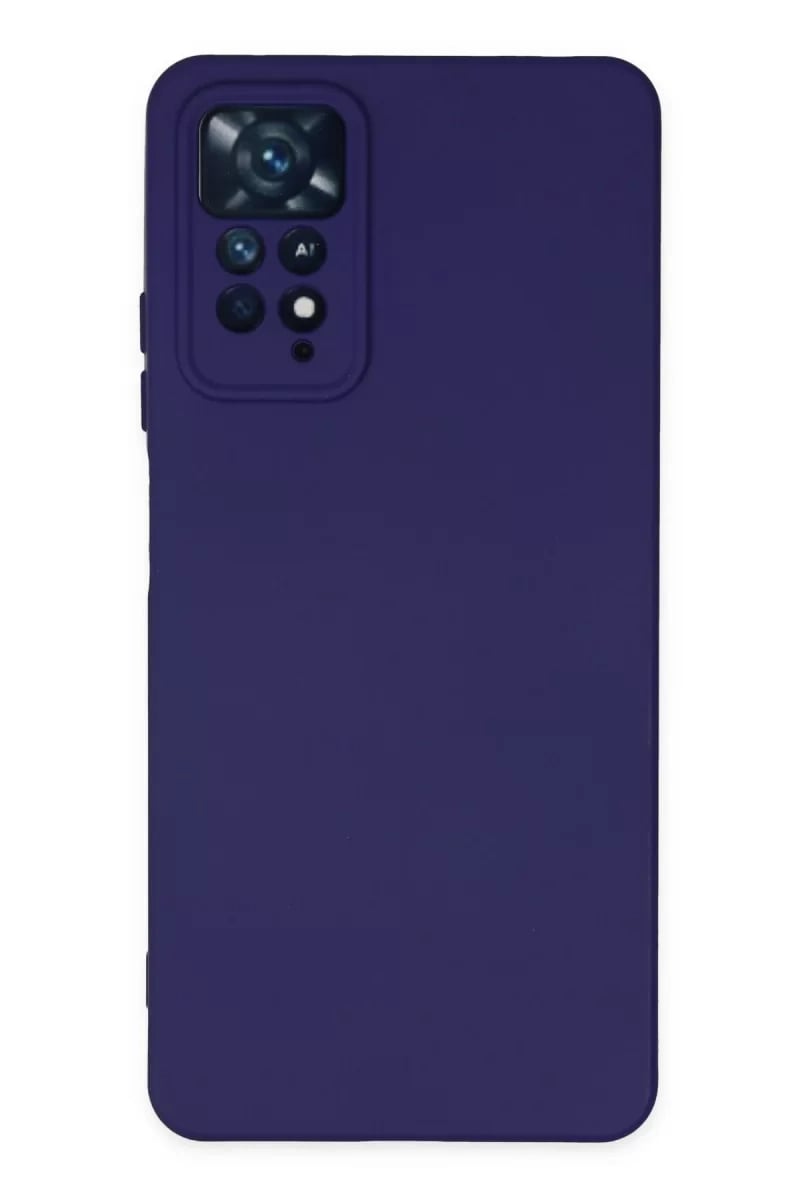 Xiaomi Redmi Note 11 Pro Kılıf Nano içi Kadife Silikon - Mor