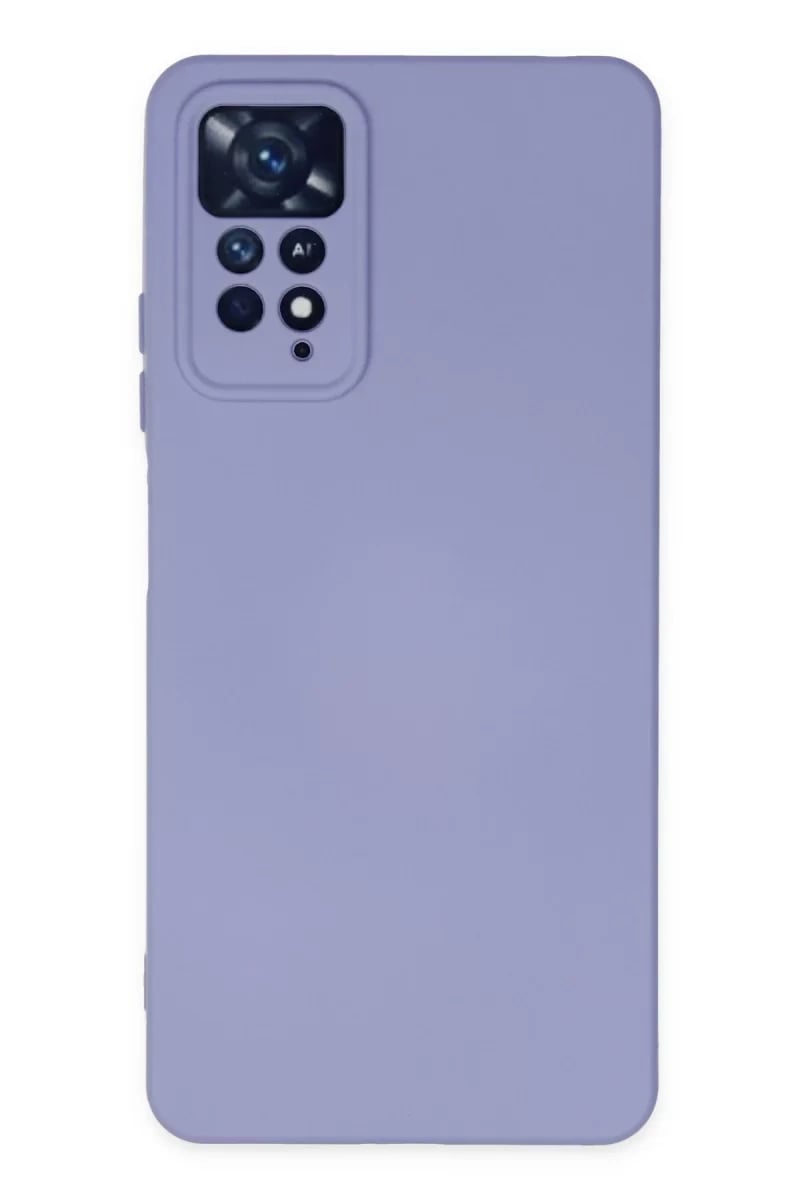 Xiaomi Redmi Note 11 Pro Kılıf Nano içi Kadife Silikon - Lila