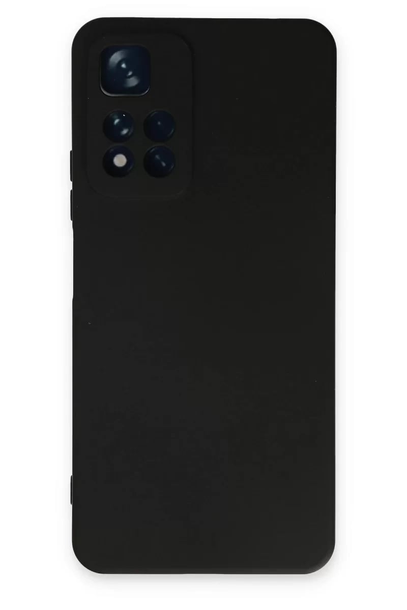 Xiaomi Redmi Note 11 Pro Plus 5G Kılıf Nano içi Kadife Silikon - Siyah