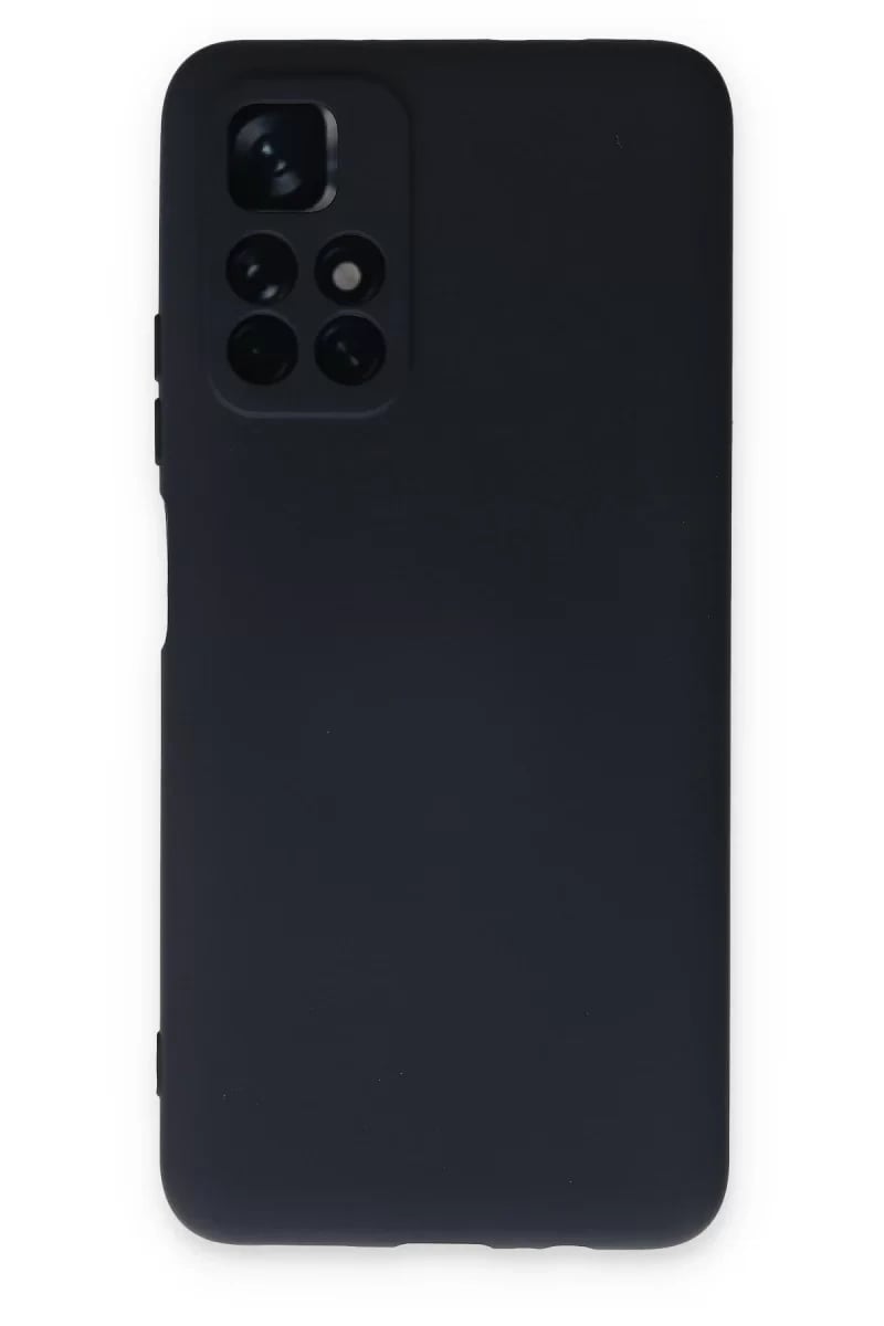 Xiaomi Redmi Note 11T Kılıf Nano içi Kadife Silikon - Lacivert