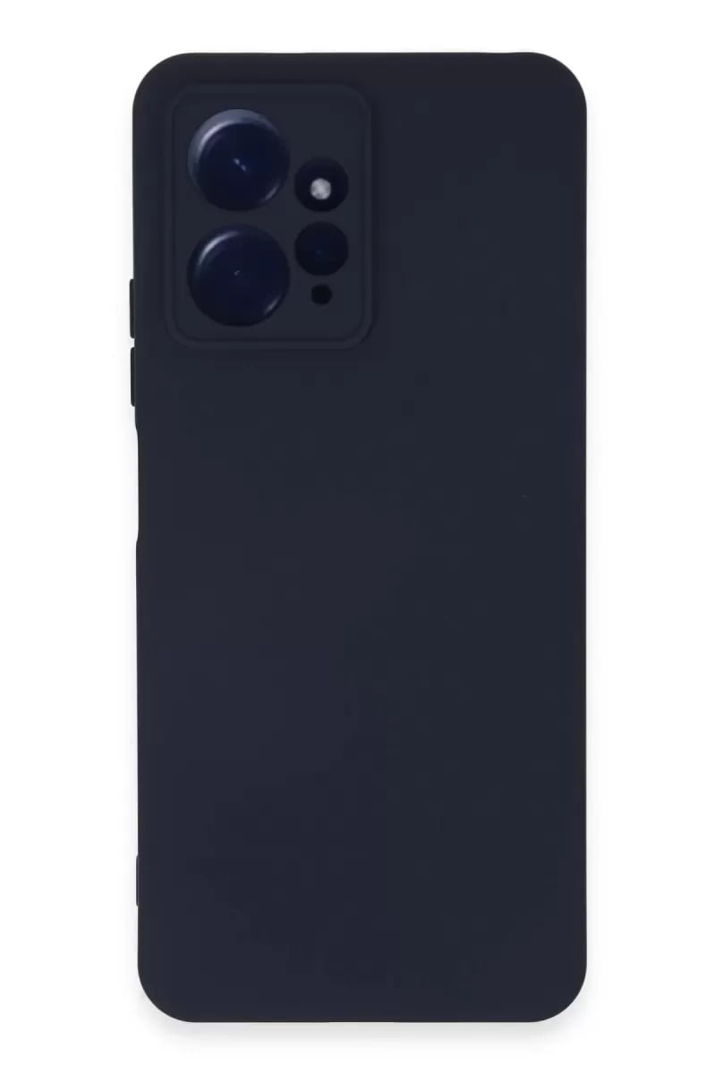 Xiaomi Redmi Note 12 4G Kılıf Nano içi Kadife Silikon - Lacivert