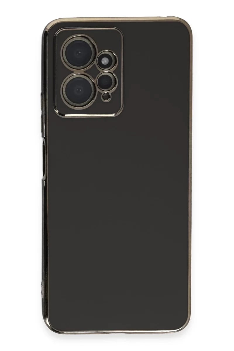 Xiaomi Redmi Note 12 4G Kılıf Volet Silikon - Siyah
