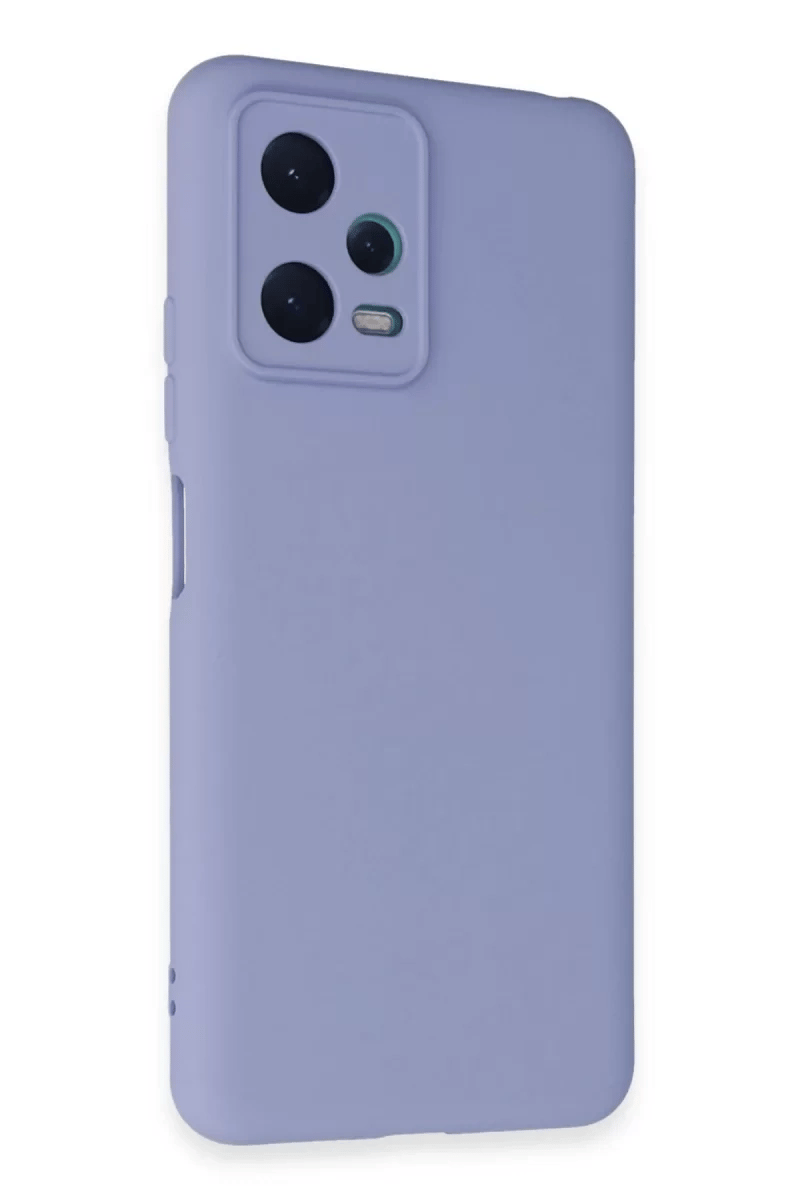 Xiaomi Redmi Note 12 5G Kılıf Nano içi Kadife Silikon - Lila