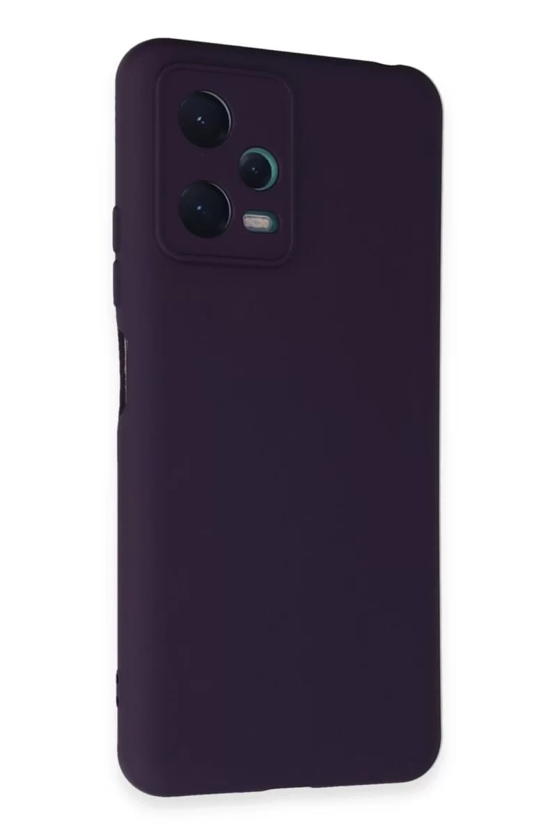 Xiaomi Redmi Note 12 5G Kılıf Nano içi Kadife Silikon - Mor