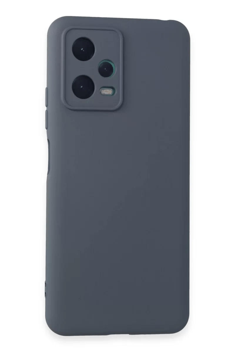 Xiaomi Redmi Note 12 5G Kılıf Nano içi Kadife Silikon - Gri