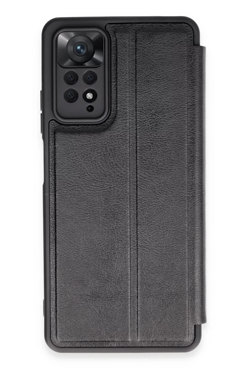Xiaomi Redmi Note 12 Pro 4G Kılıf Flip Cover - Siyah