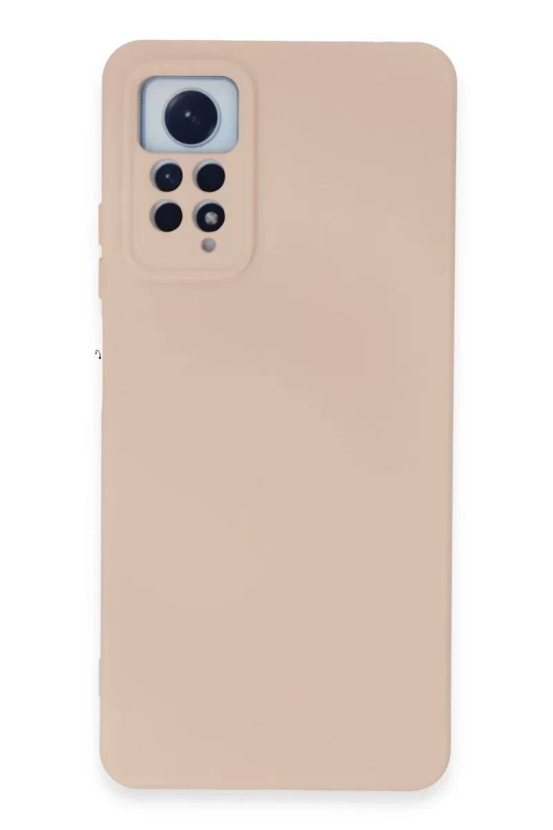 Xiaomi Redmi Note 12 Pro 4G Kılıf Nano içi Kadife Silikon - Pudra