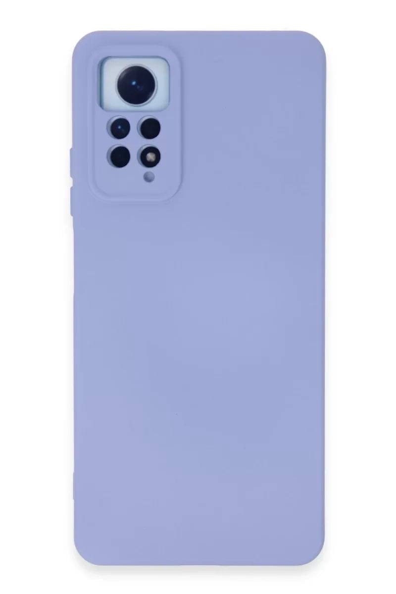 Xiaomi Redmi Note 12 Pro 4G Kılıf Nano içi Kadife Silikon - Lila