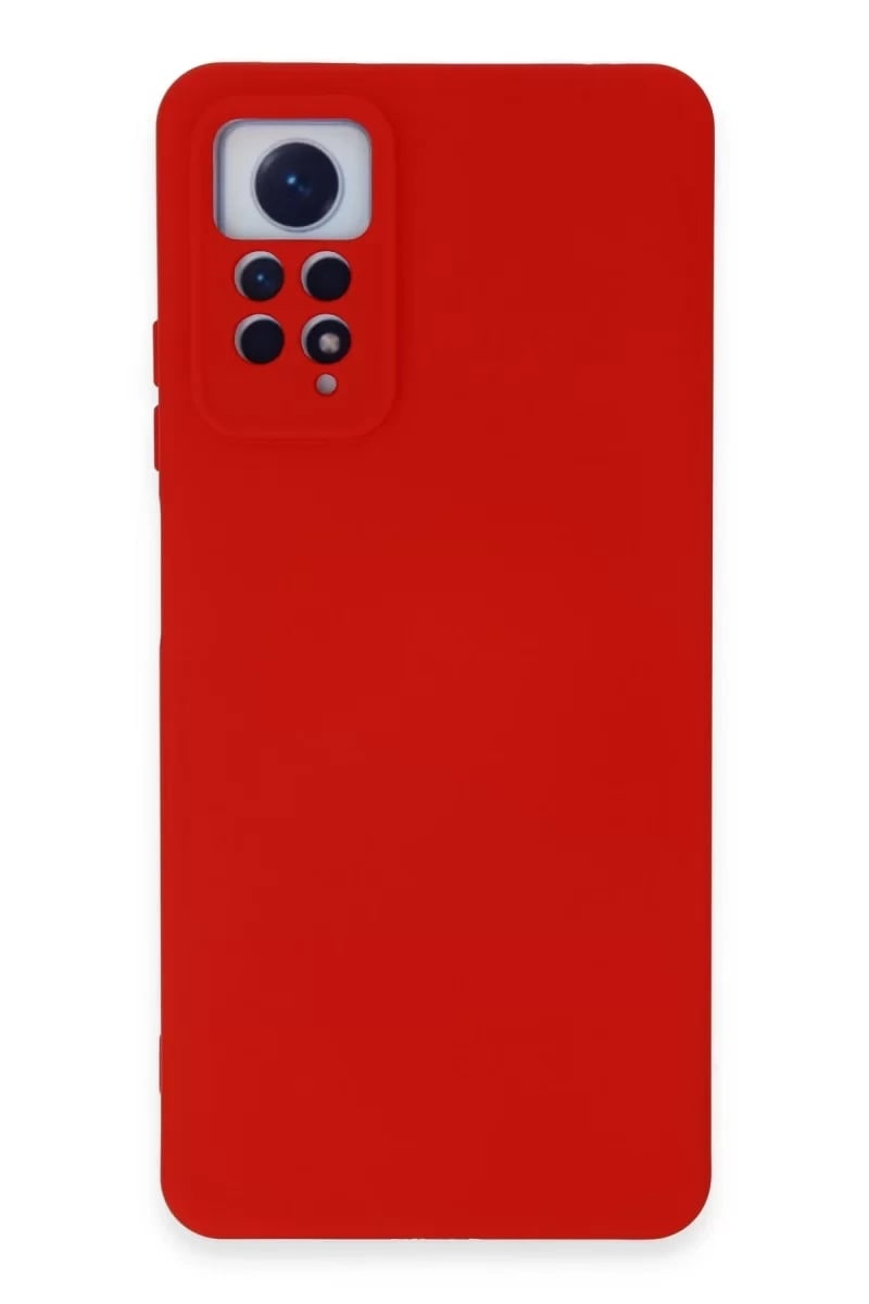 Xiaomi Redmi Note 12 Pro 4G Kılıf Nano içi Kadife Silikon - Kırmızı