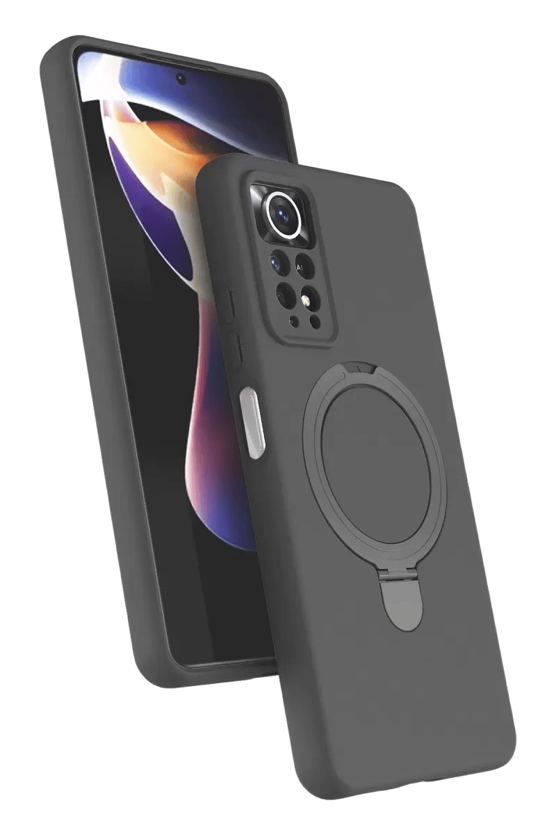 Xiaomi Redmi Note 12 Pro 4G Regal Magsafe Standlı Kapak - Titan Gri