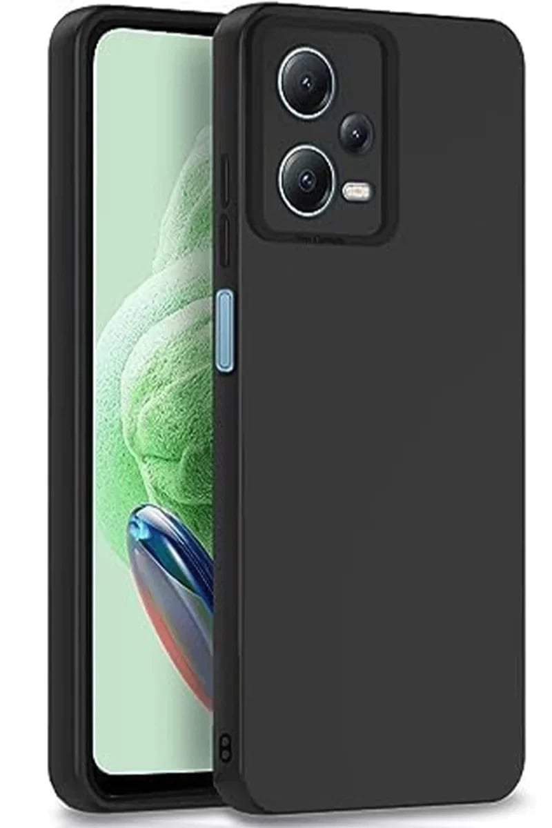 Xiaomi Redmi Note 12 Pro 5G Kılıf Nano içi Kadife Silikon - Siyah