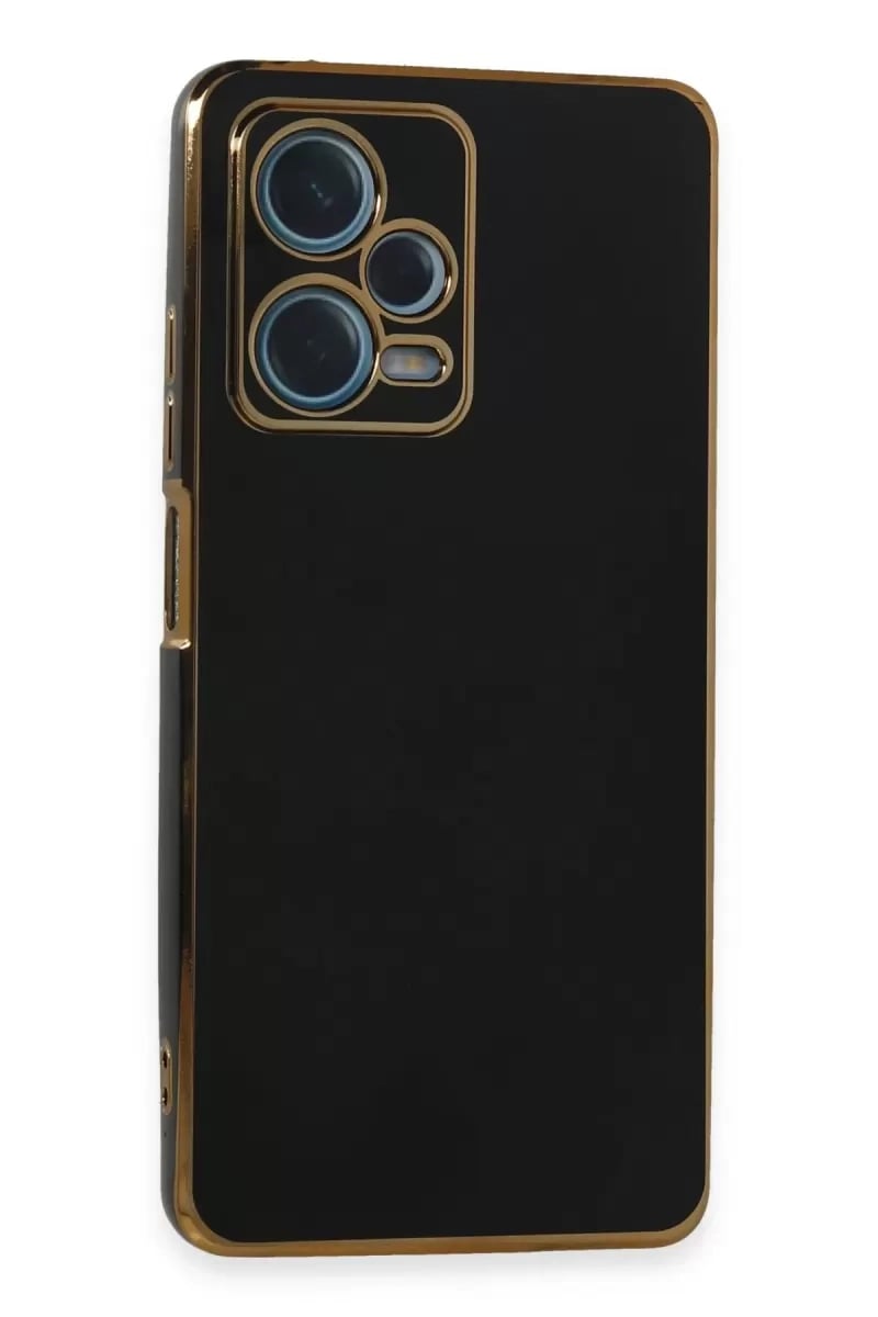 Xiaomi Redmi Note 12 Pro Plus Kılıf Volet Silikon - Siyah