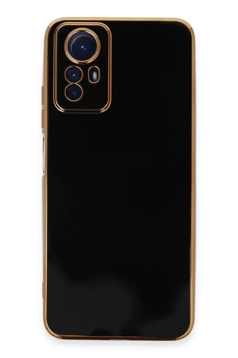 Xiaomi Redmi Note 12S Kılıf Volet Silikon - Siyah