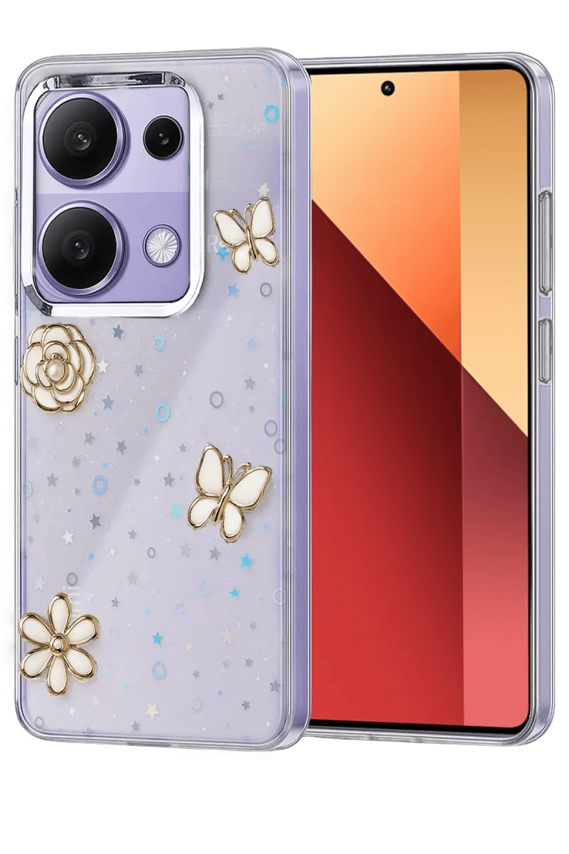 Xiaomi Redmi Note 13 Pro 4G Fiyonk Desenli Kapak - Desen 10