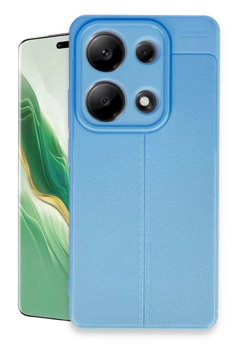 Xiaomi Redmi Note 13 Pro 4G Kılıf Auto Focus Kapak - Mavi