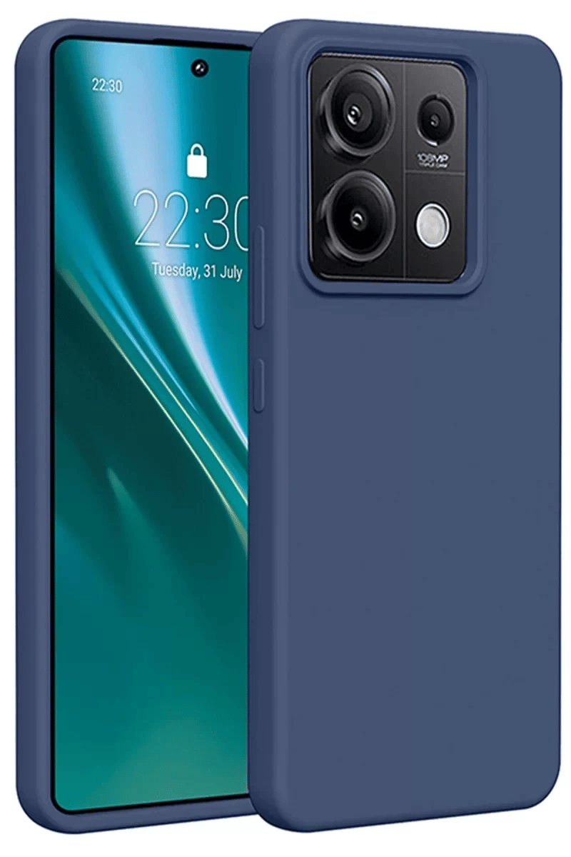 Xiaomi Redmi Note 13 Pro 4G Kılıf First Silikon - Lacivert