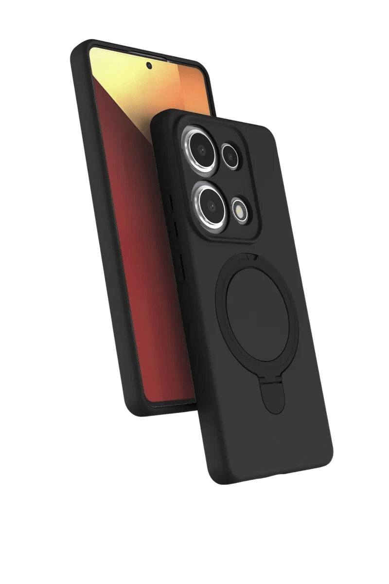 Xiaomi Redmi Note 13 Pro 4G Regal Magsafe Standlı Kapak - Siyah