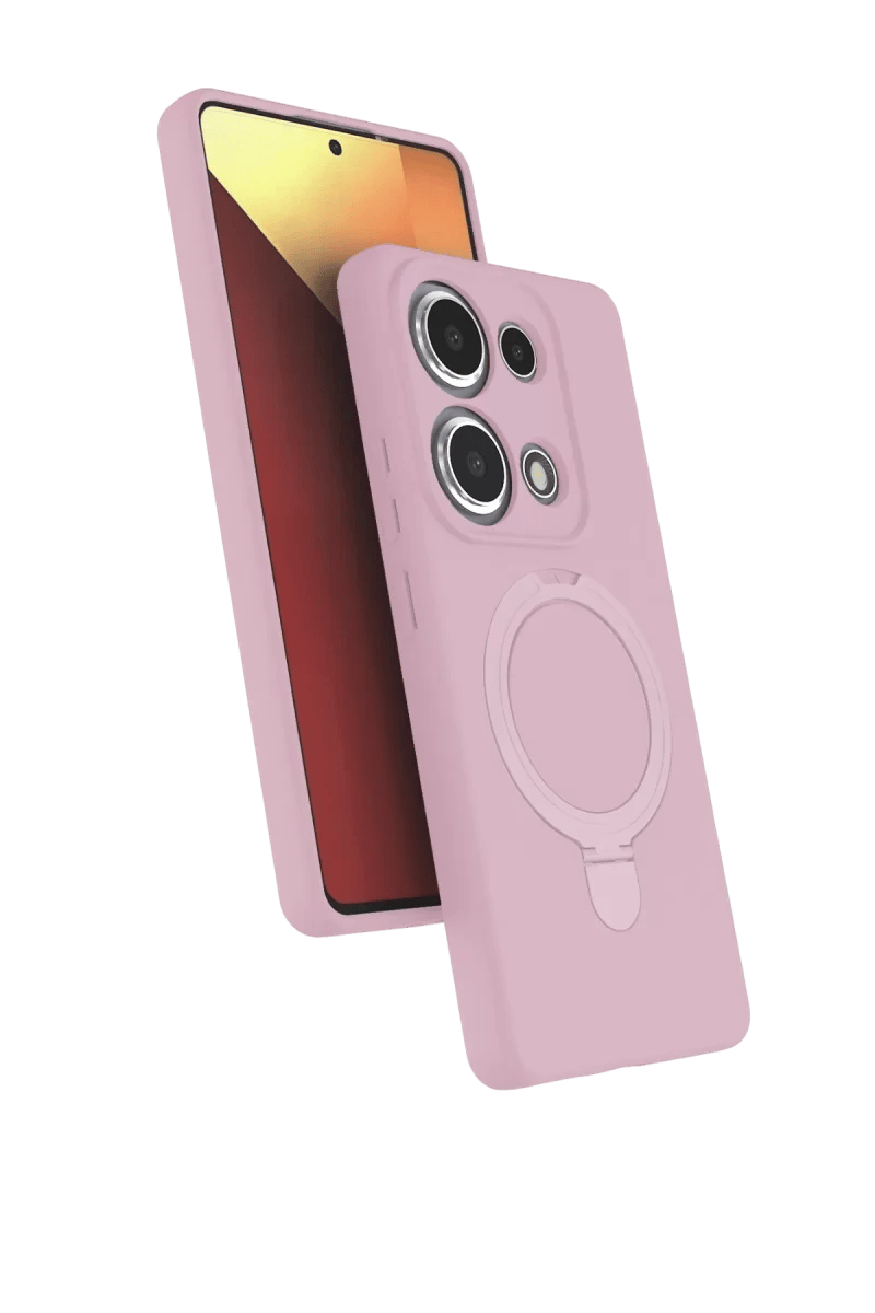 Xiaomi Redmi Note 13 Pro 4G Regal Magsafe Standlı Kapak - Açık Pembe