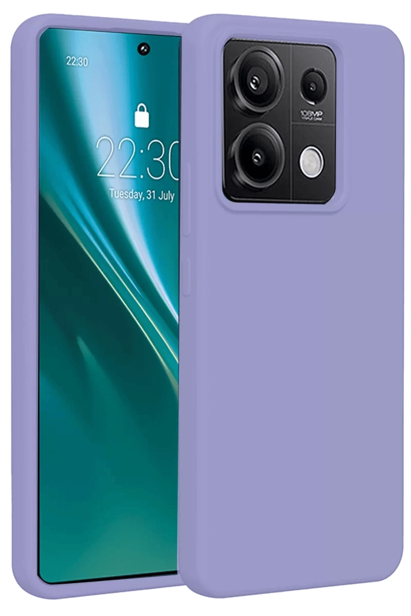 Xiaomi Redmi Note 13 Pro 5G Kılıf First Silikon - Lila
