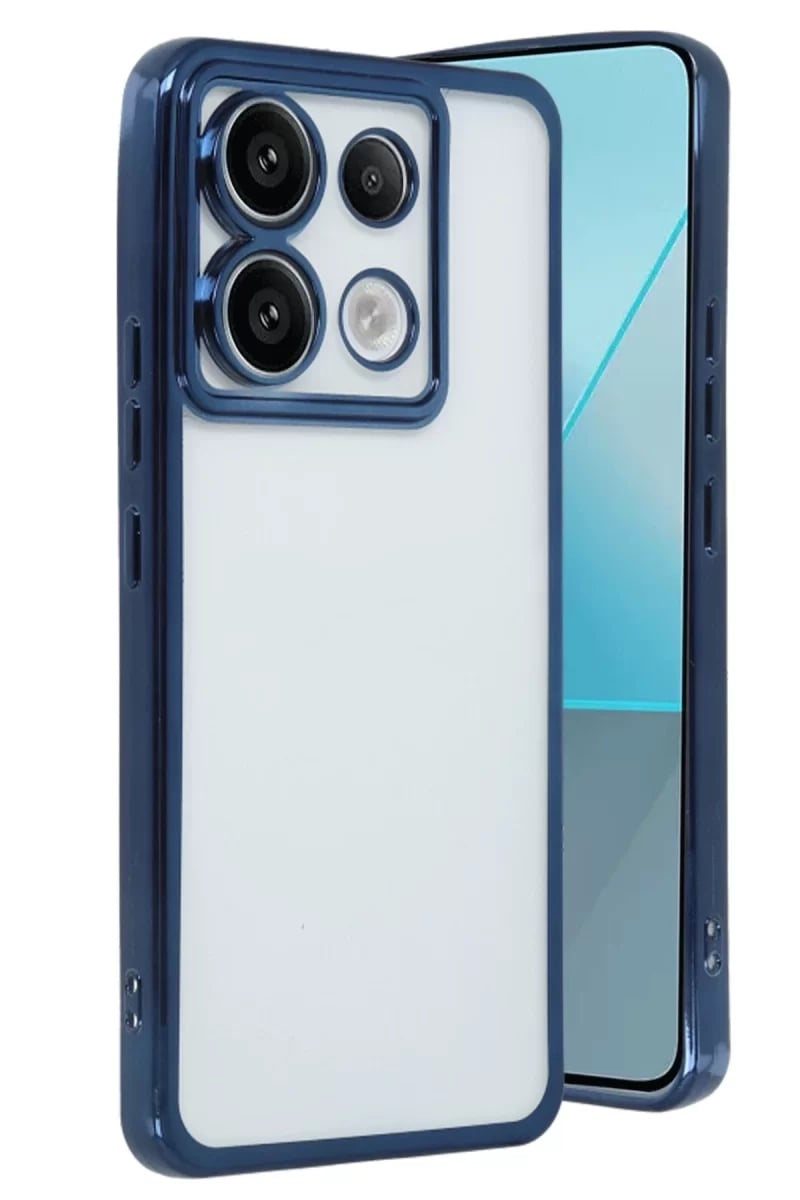 Xiaomi Redmi Note 13 Pro 5G Kılıf Lensli Silikon - Sierra Blue