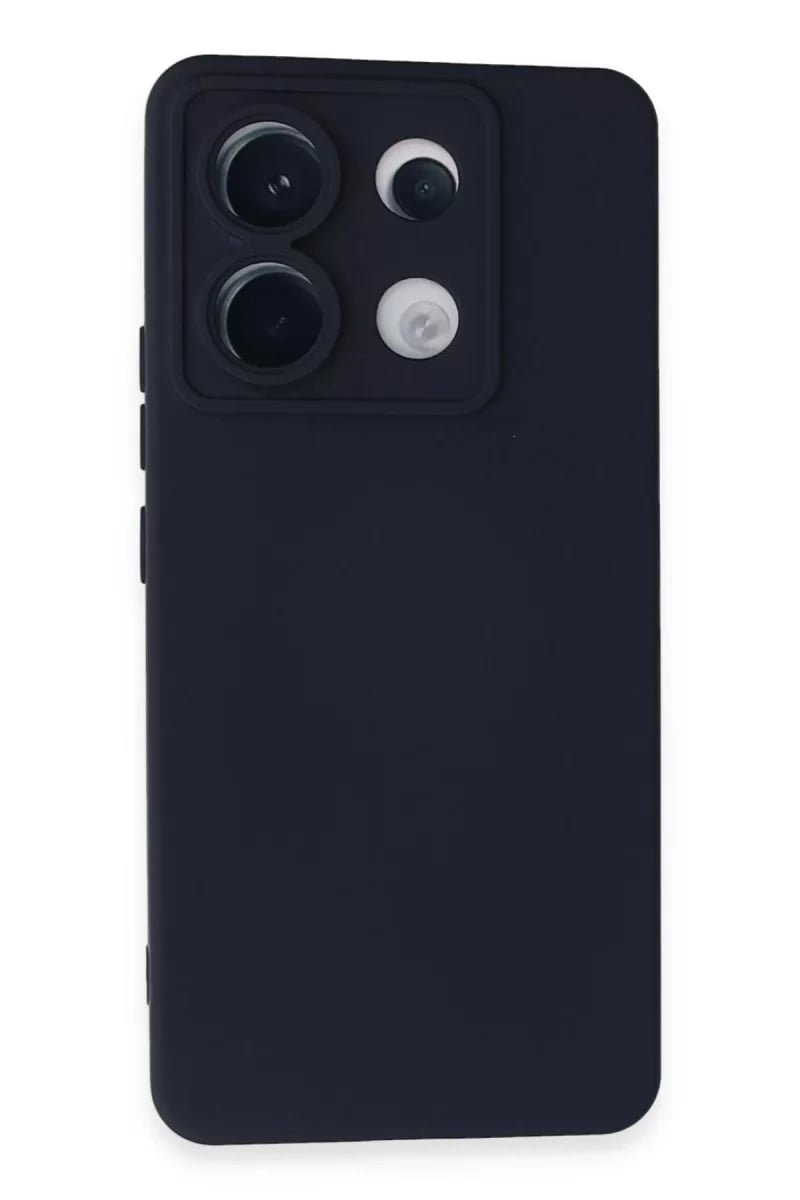 Xiaomi Redmi Note 13 Pro 5G Kılıf Nano içi Kadife Silikon - Lacivert