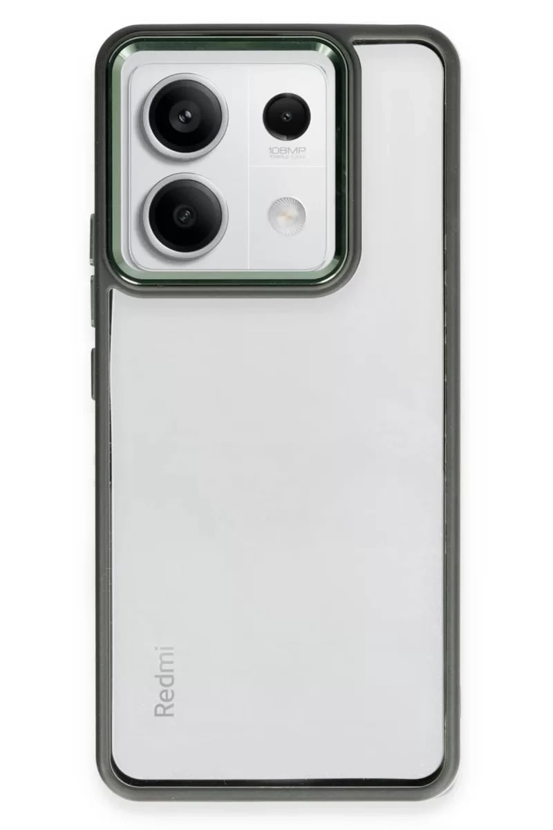 Xiaomi Redmi Note 13 Pro 5G Kılıf Power Silikon - Koyu Yeşil