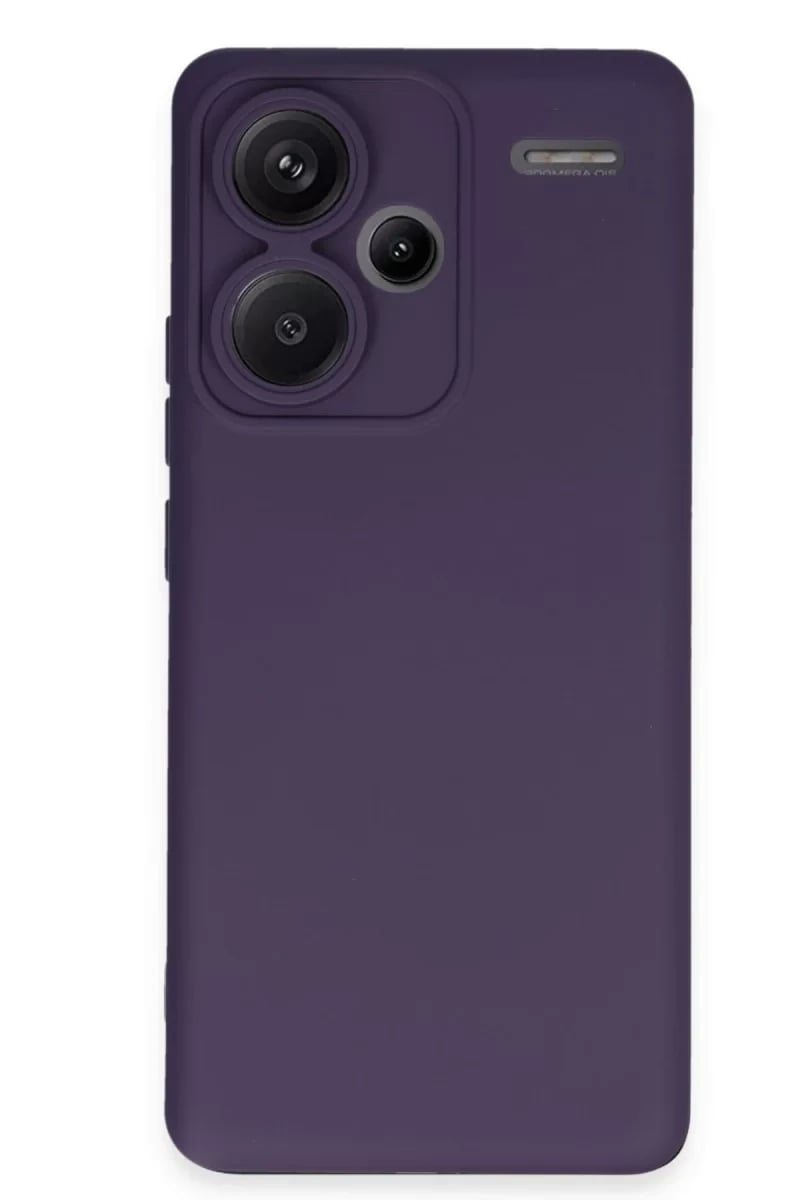 Xiaomi Redmi Note 13 Pro Plus Kılıf Nano içi Kadife Silikon - Mor