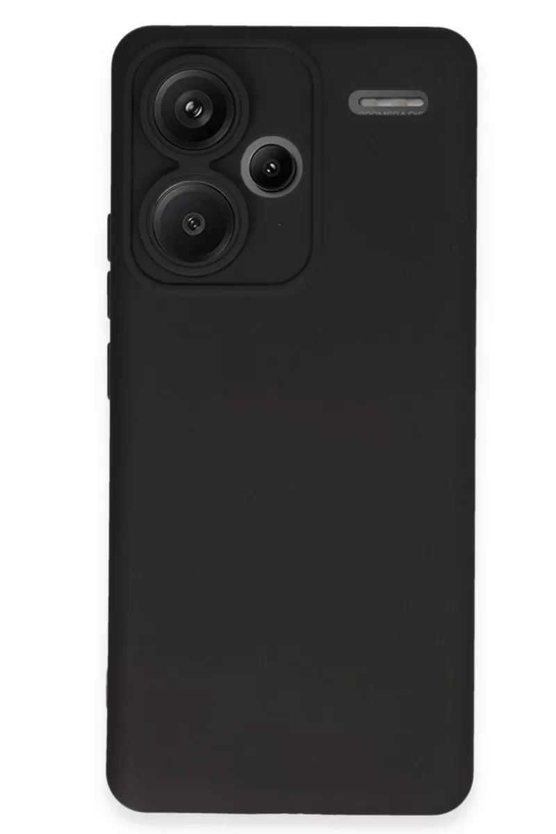 Xiaomi Redmi Note 13 Pro Plus Kılıf Nano içi Kadife Silikon - Siyah
