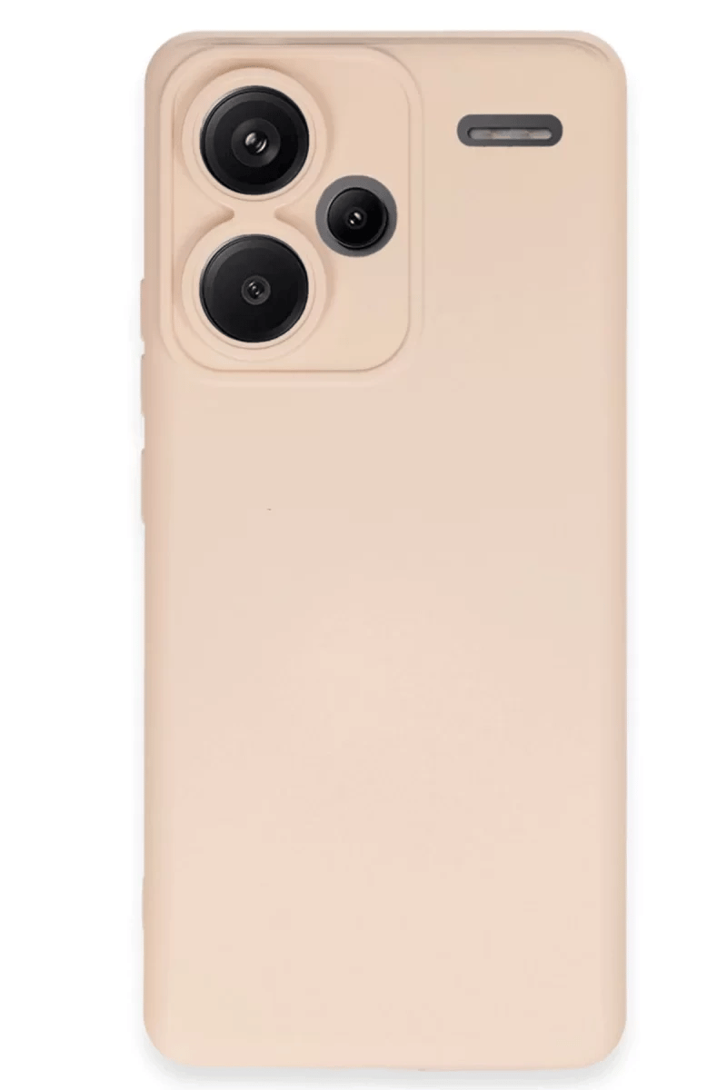 Xiaomi Redmi Note 13 Pro Plus Kılıf Nano içi Kadife Silikon - Pudra