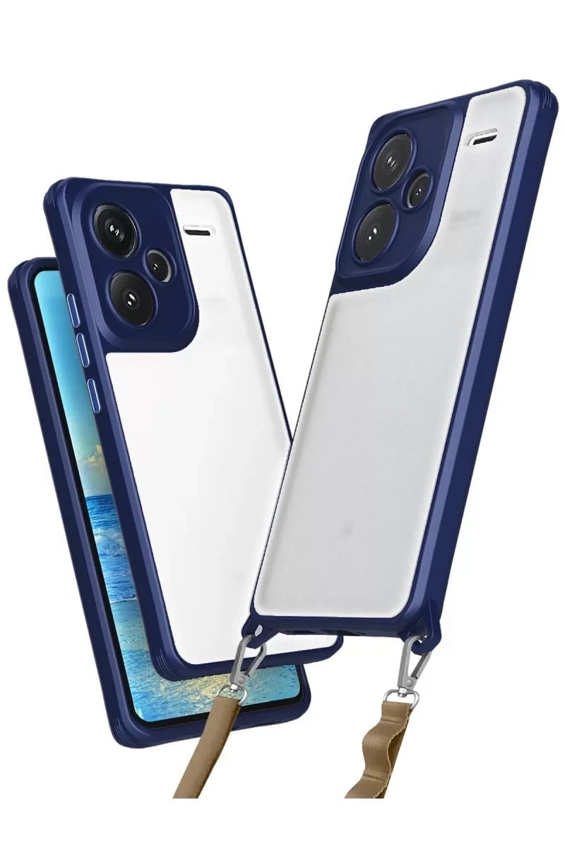Xiaomi Redmi Note 13 Pro Plus Kılıf Penta Silikon Kılıf - Lacivert