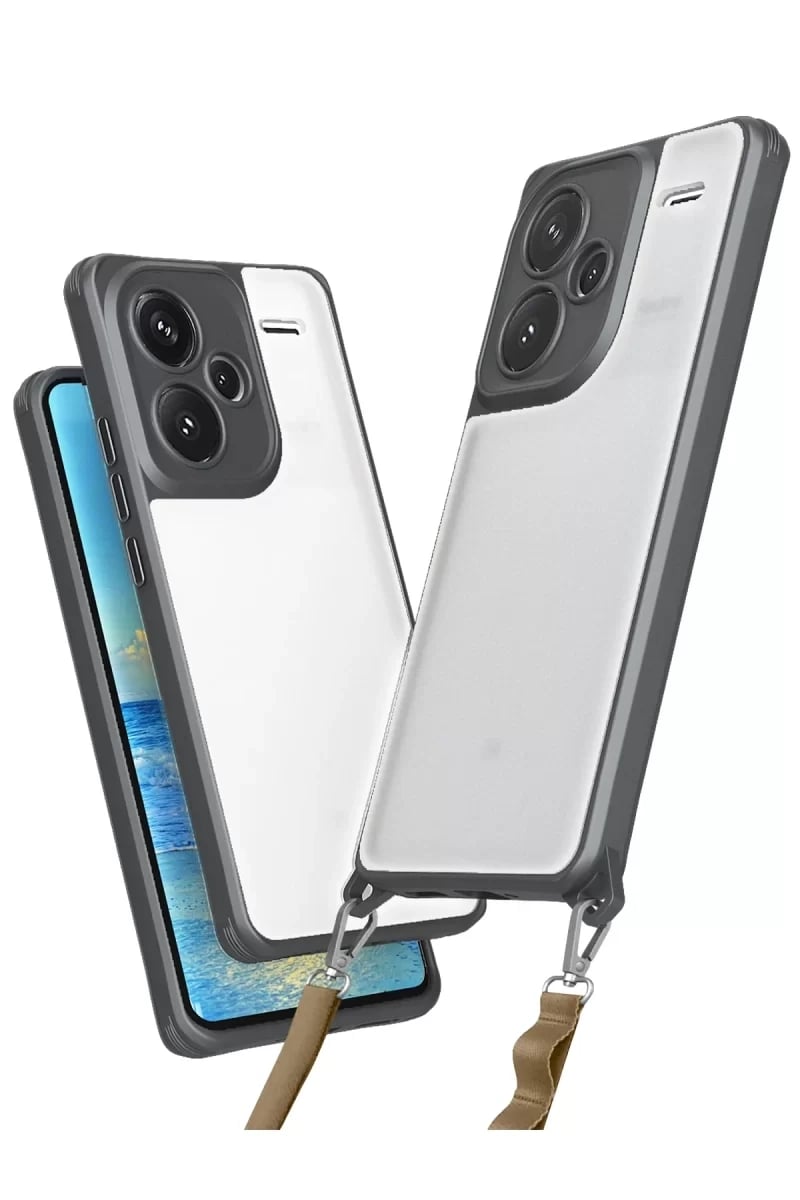 Xiaomi Redmi Note 13 Pro Plus Kılıf Penta Silikon Kılıf - Titan Gri