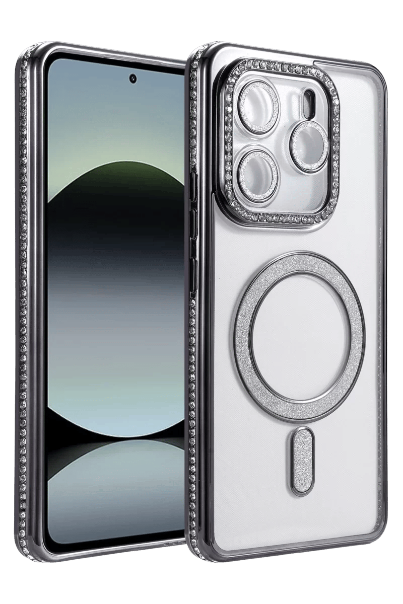 Xiaomi Redmi Note 14 4G Joke Simli Magneticsafe Kılıf - Siyah