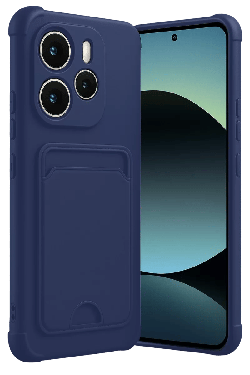 Xiaomi Redmi Note 14 4G Kelvin Kartvizitli Silikon - Lacivert