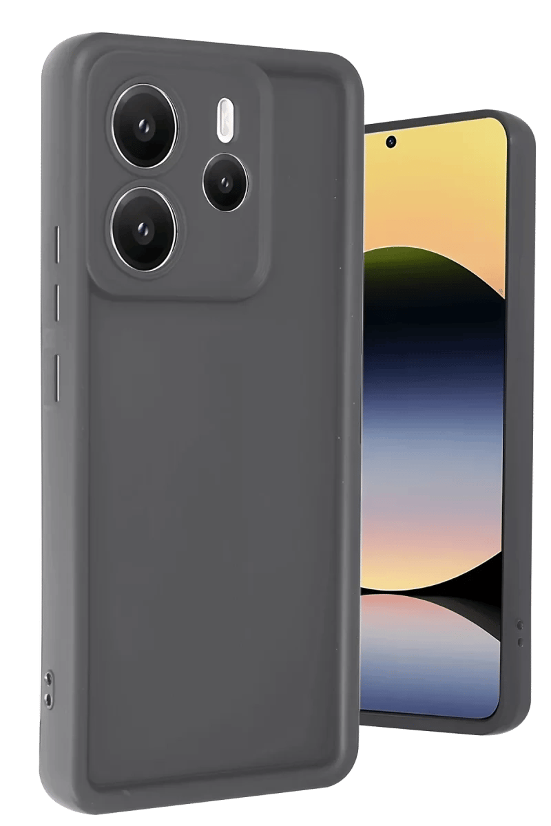 Xiaomi Redmi Note 14 4G Kılıf Viera Silikon - Gri