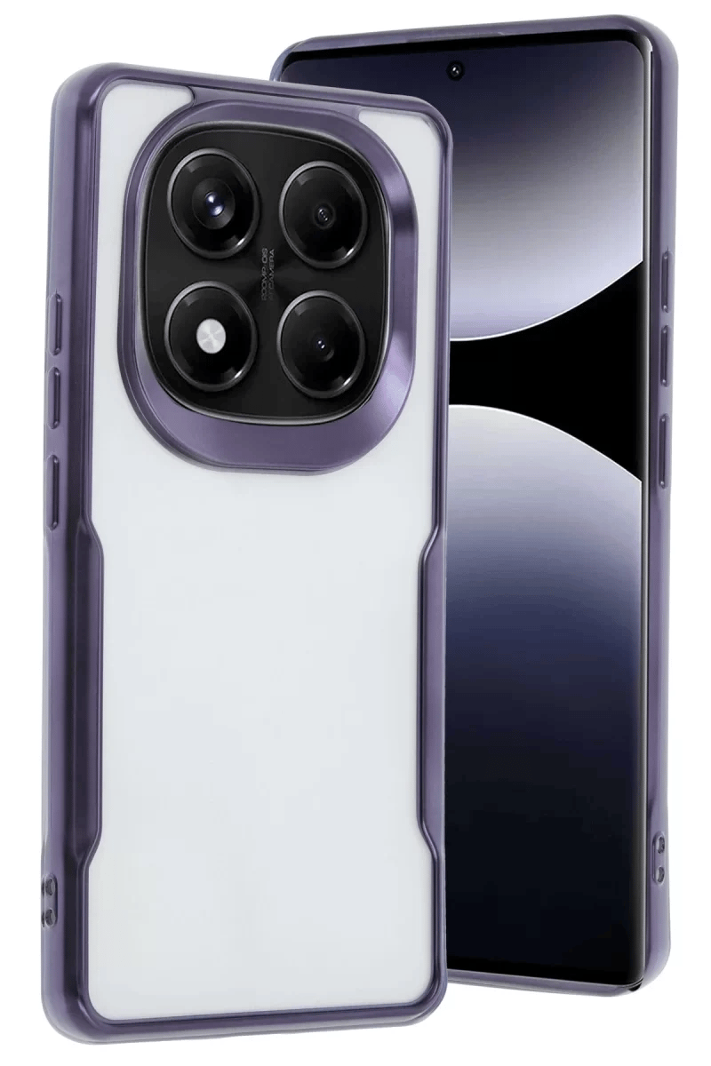 Xiaomi Redmi Note 14 Pro 4G Kılıf Boyi Silikon Kapak - Derin Mor