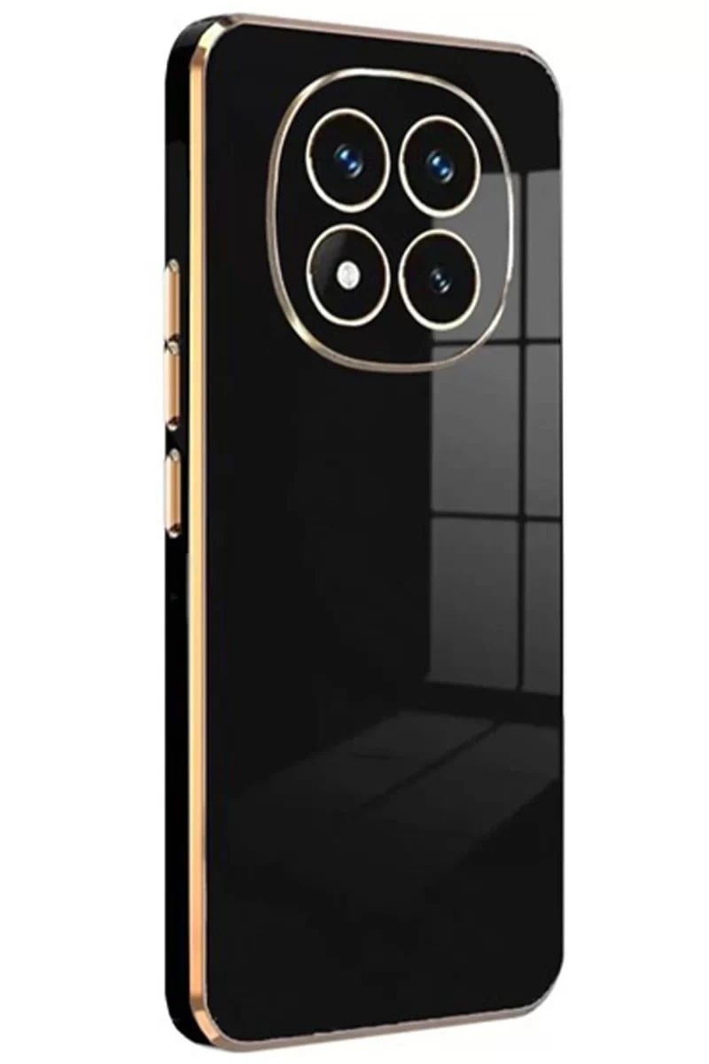 Xiaomi Redmi Note 14 Pro 4G Kılıf Volet Silikon - Siyah