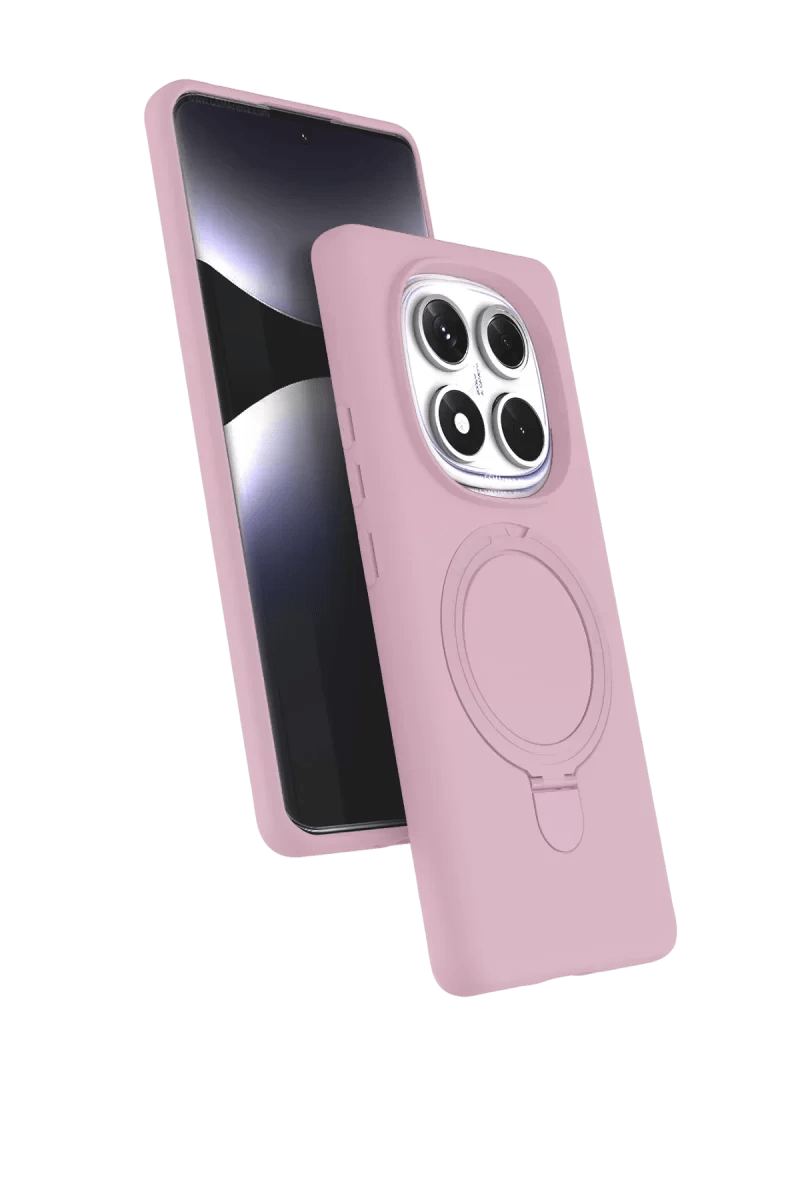 Xiaomi Redmi Note 14 Pro 4G Regal Magsafe Standlı Kapak - Açık Pembe