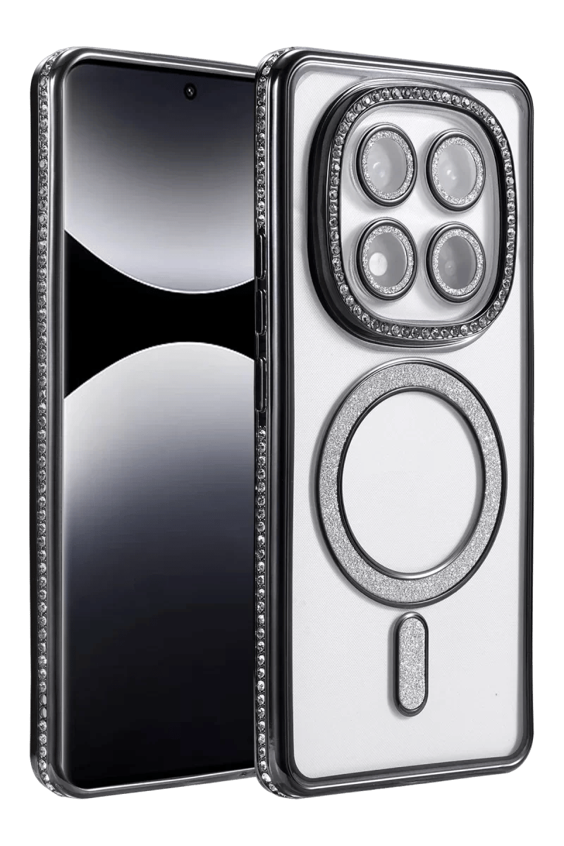 Xiaomi Redmi Note 14 Pro 5G Joke Simli Magneticsafe Kılıf - Siyah