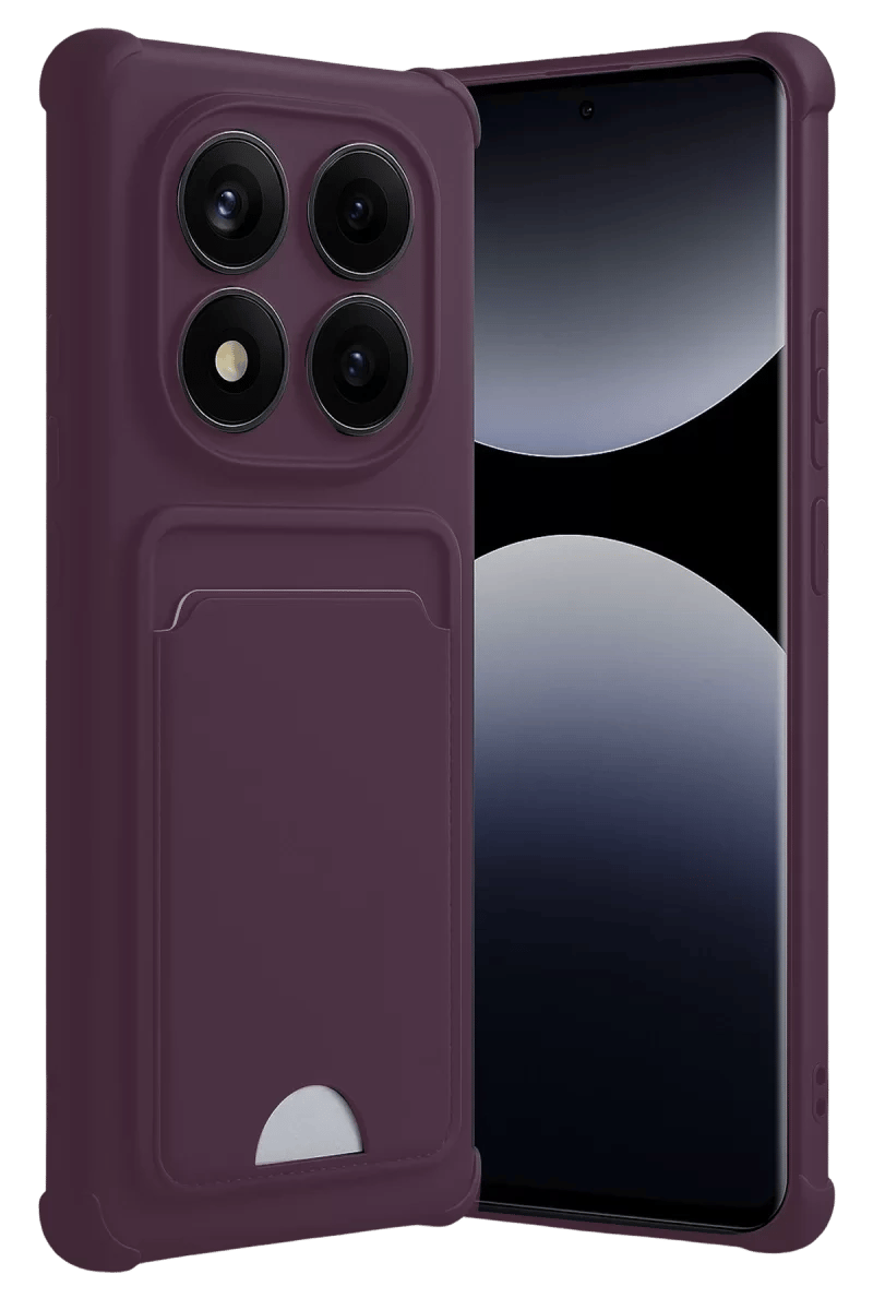 Xiaomi Redmi Note 14 Pro 5G Kelvin Kartvizitli Silikon - Derin Mor