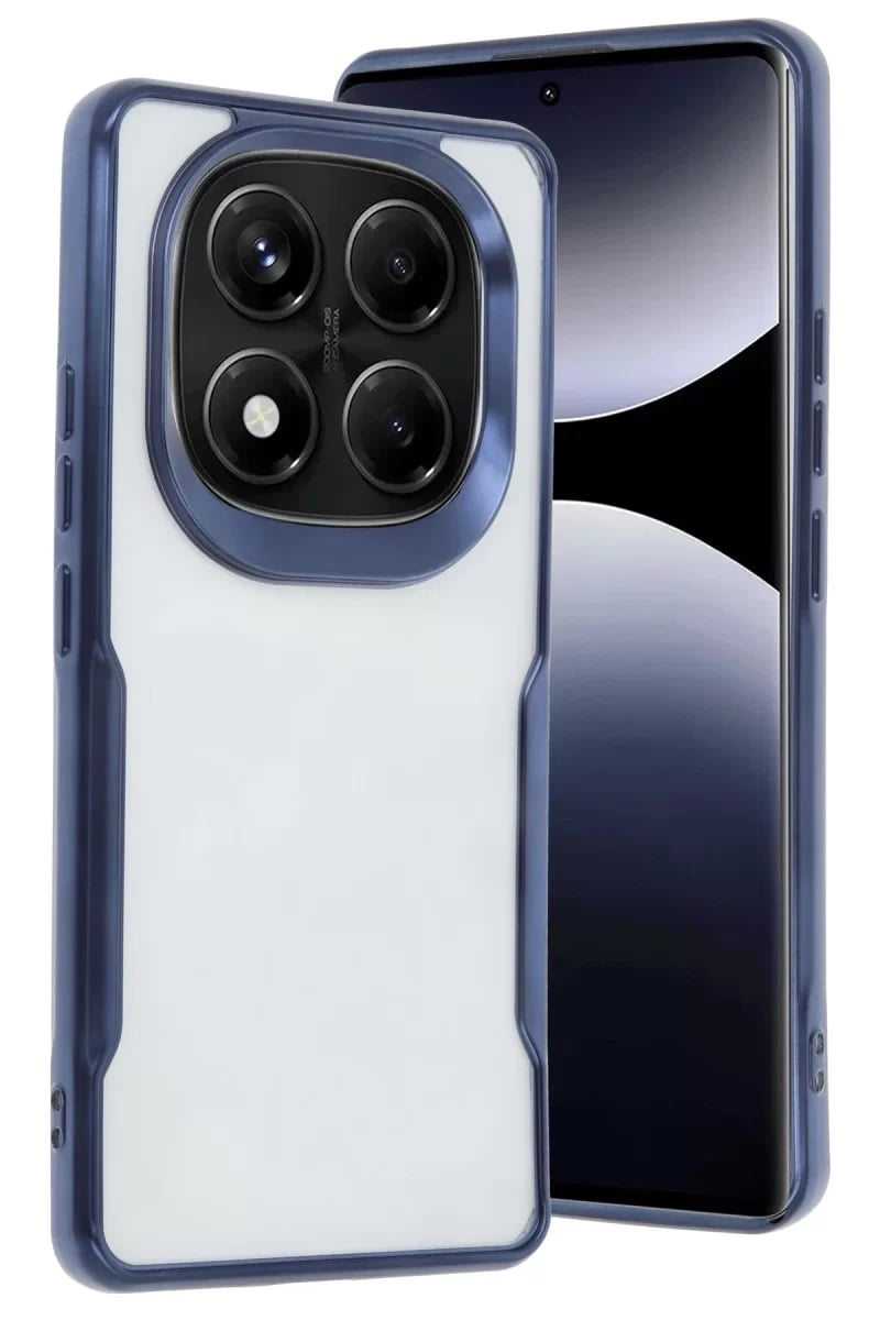Xiaomi Redmi Note 14 Pro Plus Kılıf Boyi Silikon Kapak - Lacivert