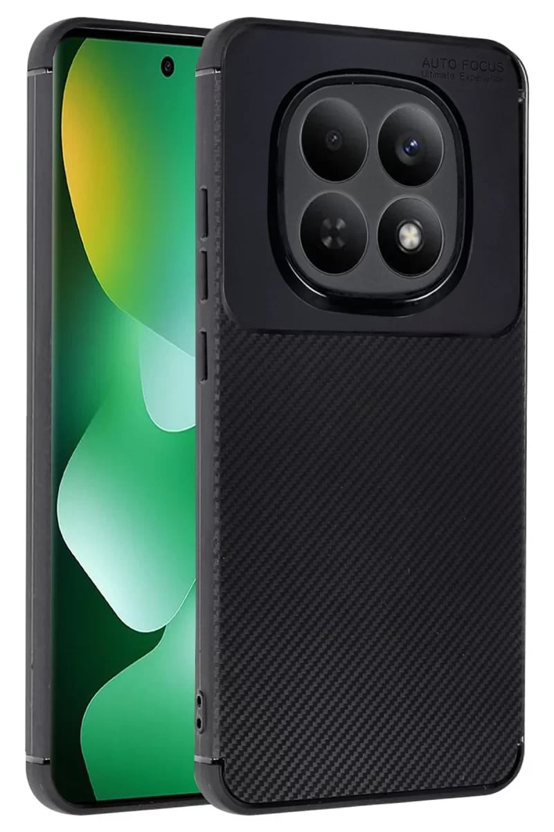 Xiaomi Redmi Note 15 Pro Plus 5G Auto Focus Karbon Kapak - Siyah