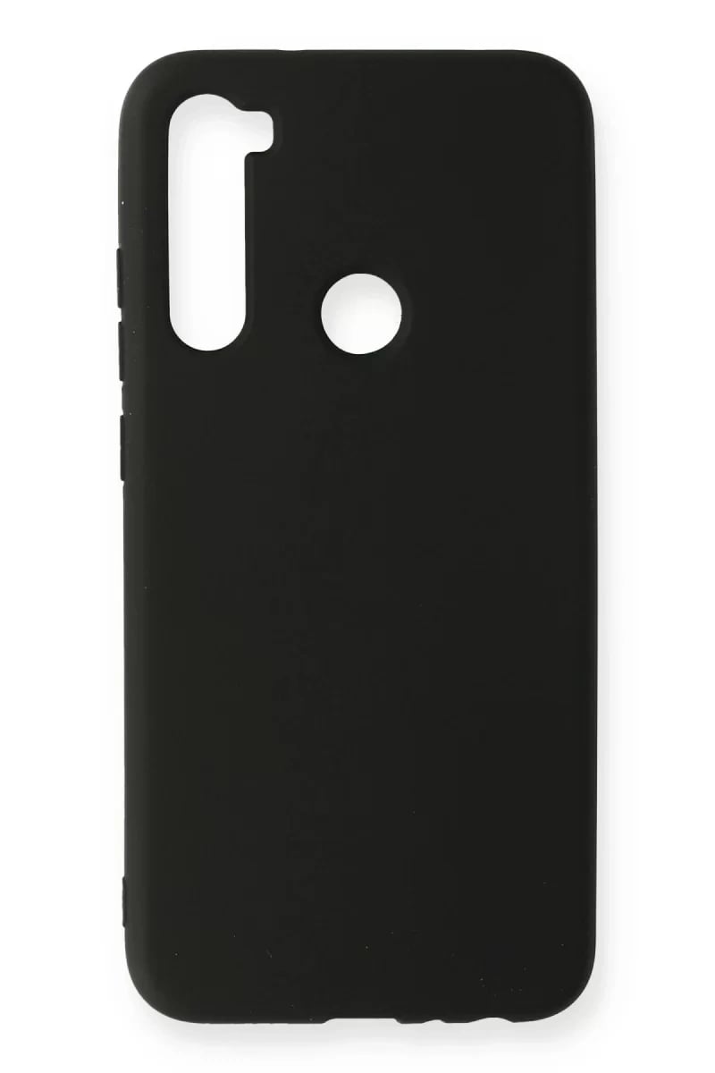 Xiaomi Redmi Note 8 Kılıf Nano içi Kadife Silikon - Siyah
