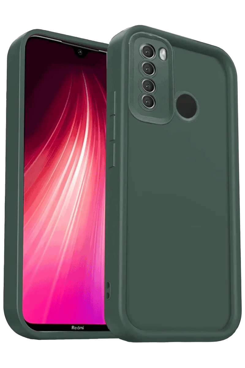 Xiaomi Redmi Note 8 Kılıf Viera Silikon - Koyu Yeşil
