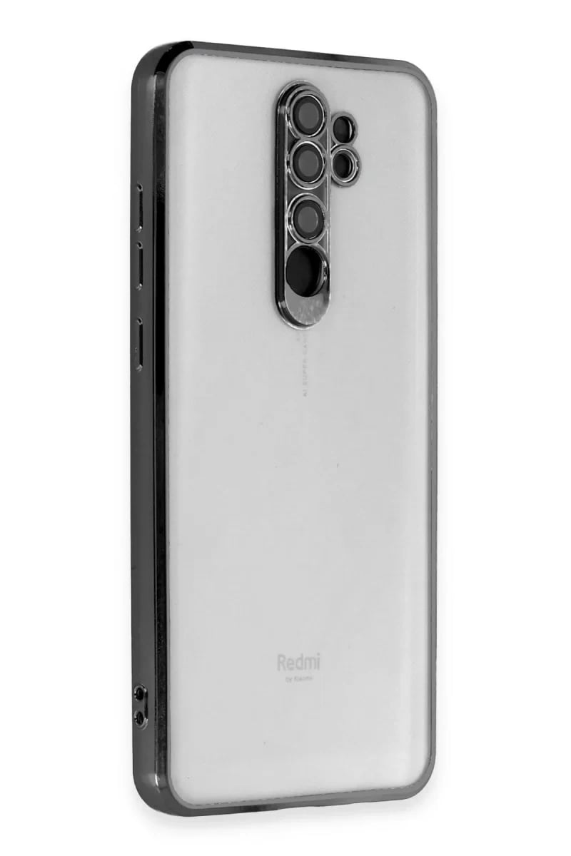 Xiaomi Redmi Note 8 Pro Kılıf Lensli Silikon - Siyah