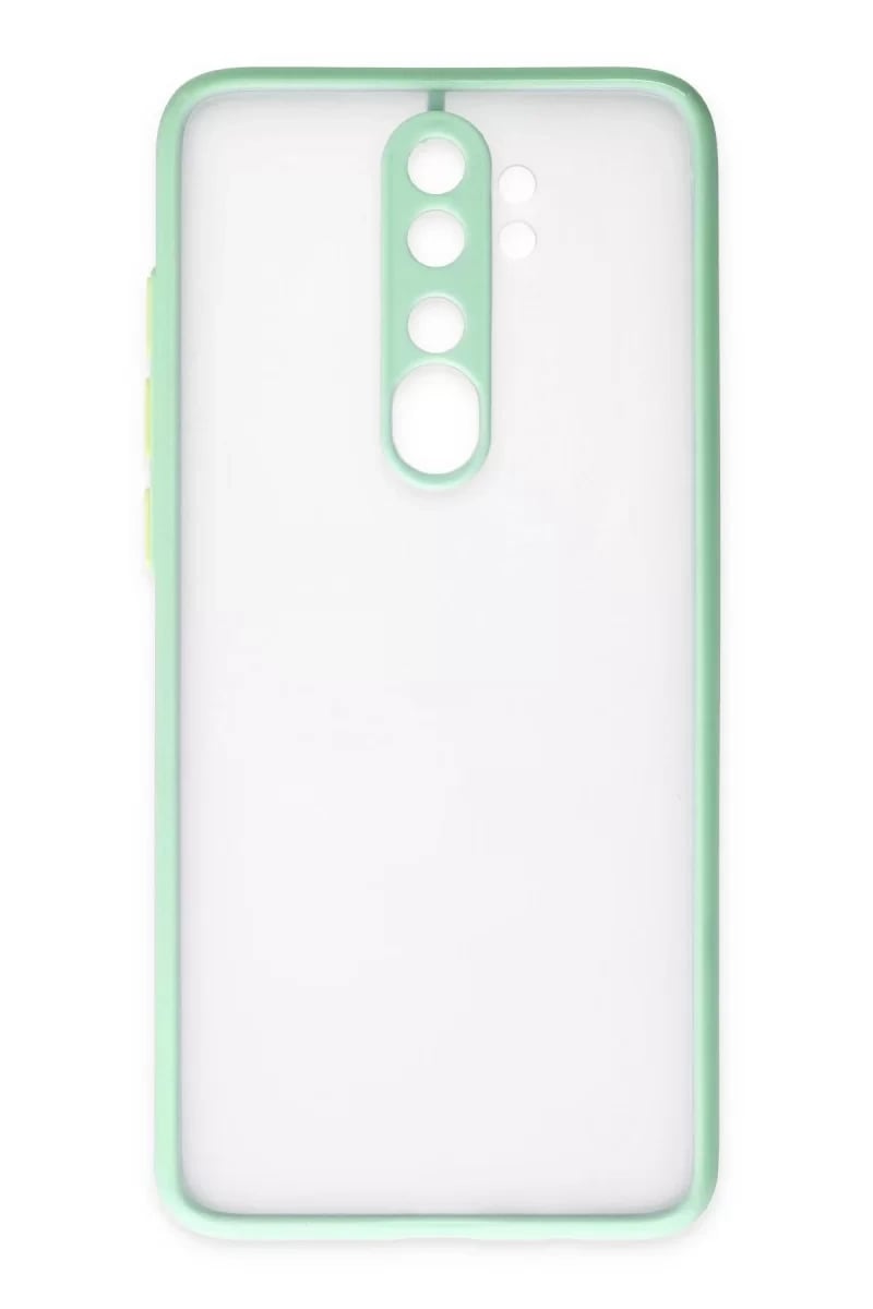 Xiaomi Redmi Note 8 Pro Kılıf Montreal Silikon Kapak - Turkuaz
