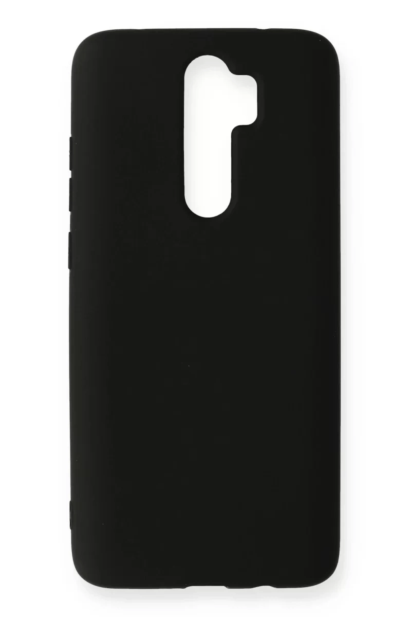 Xiaomi Redmi Note 8 Pro Kılıf Nano içi Kadife Silikon - Siyah