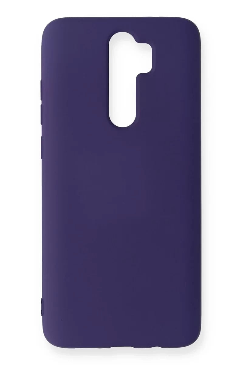 Xiaomi Redmi Note 8 Pro Kılıf Nano içi Kadife Silikon - Mor