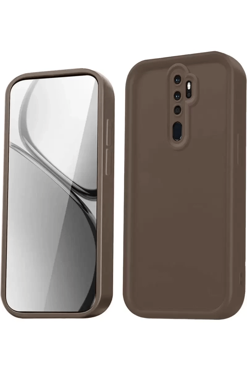 Xiaomi Redmi Note 8 Pro Kılıf Viera Silikon - Kahverengi